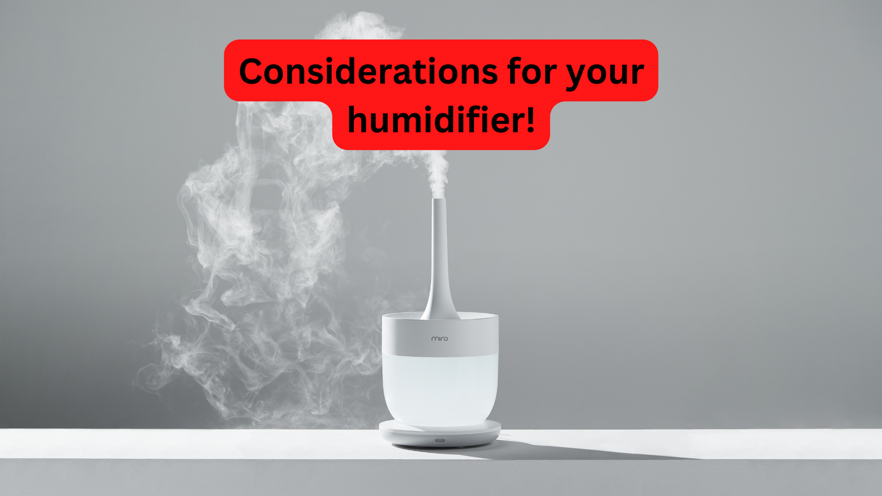 Considerations for Your Humidifier