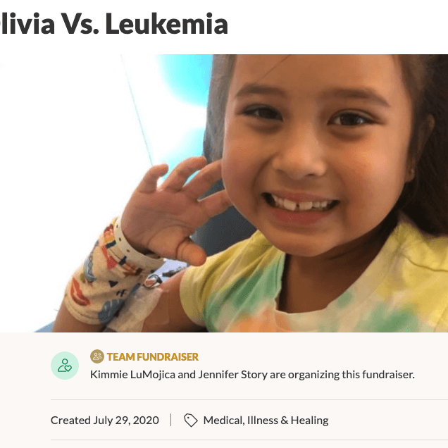 Olivia vs. Leukemia GoFundMe Donation